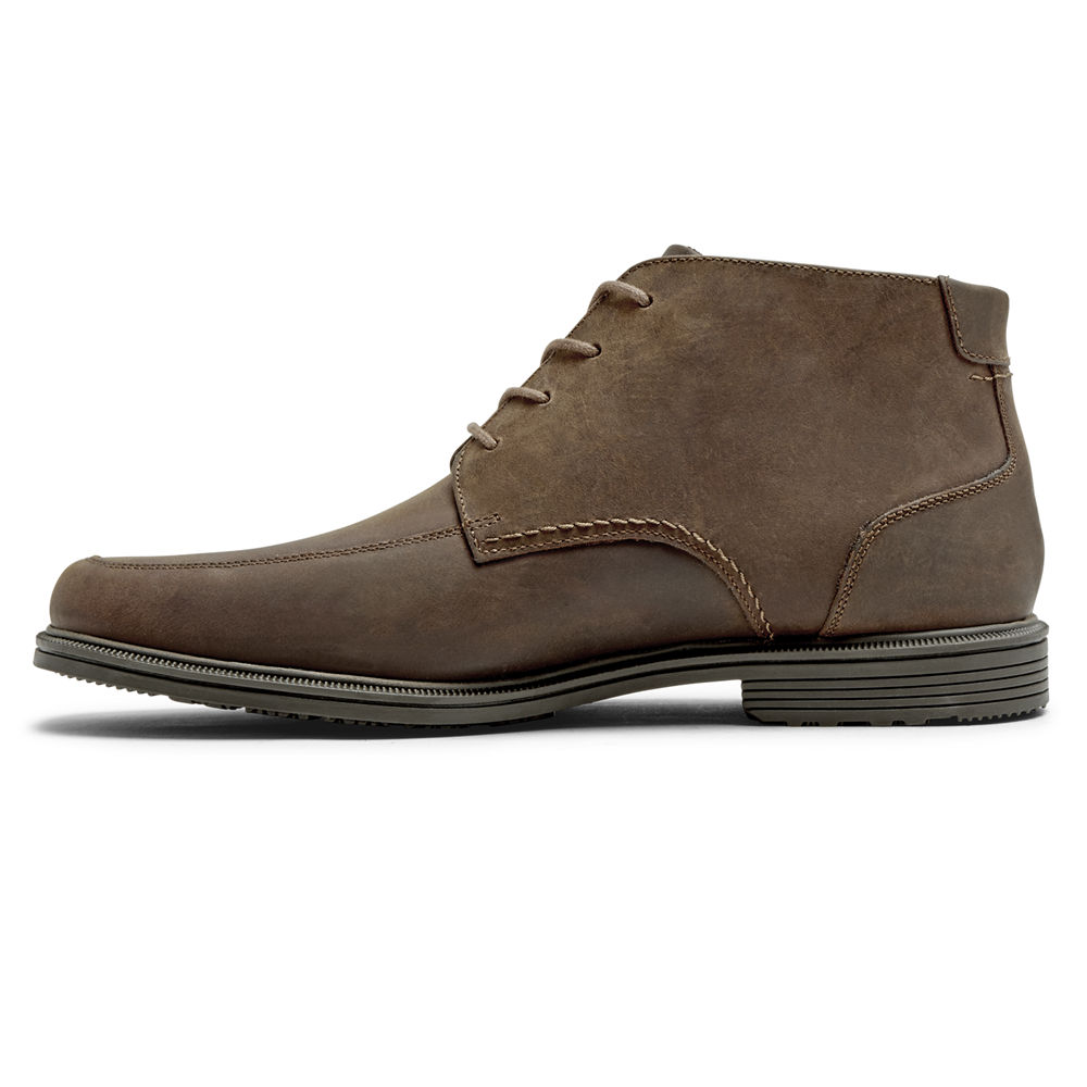 Rockport Mens Taylor Waterproof Chukka - Boots Brown - AHL528473